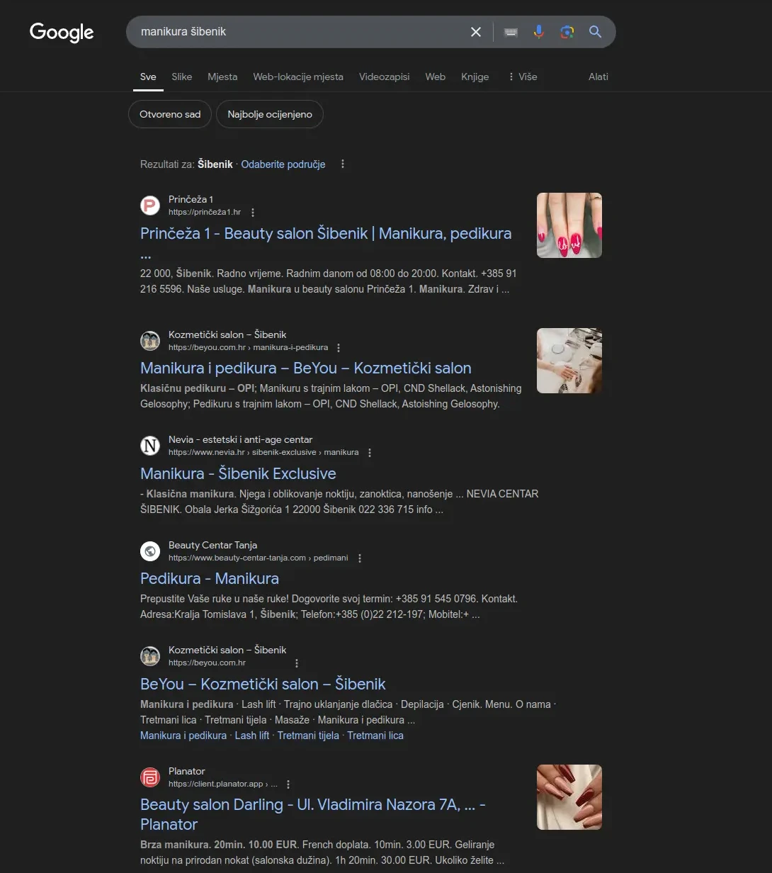 prinčeža1 rezultati pretrage za manikura &scaron;ibenik