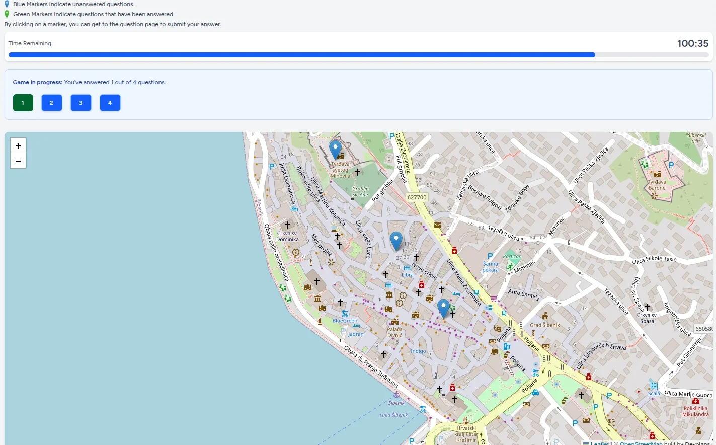 QUEST ŠIBENIK - Interaktivni razgled Šibenika