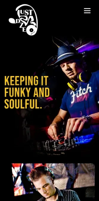 JUST DRAZE - DJ Portfolio — mobile